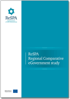 Cover of ReSPA Regional Compartive eGovernment study